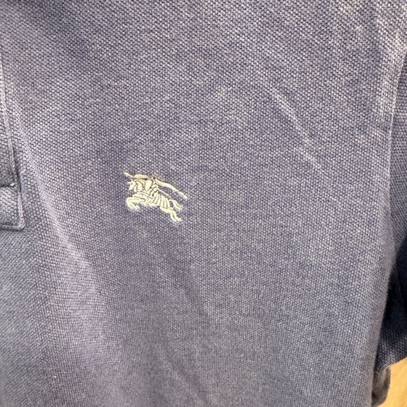 Burberry Polo Shirt Periwinkle Blue Mens Small - Picture 3 of 8